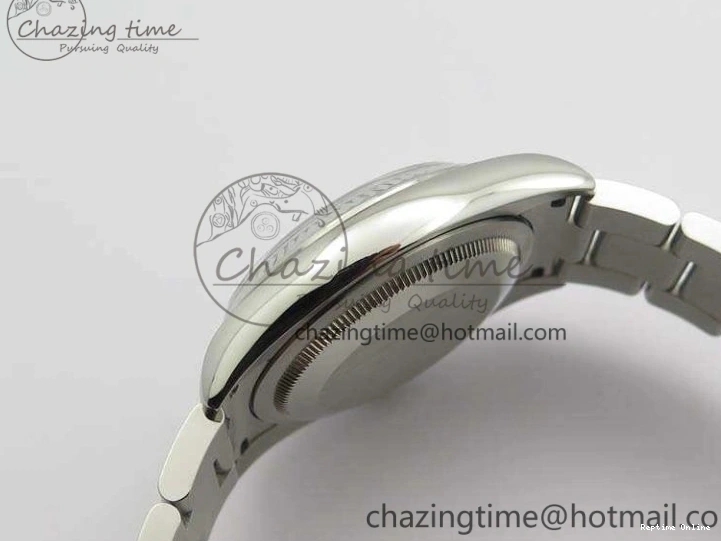 0211 DateJust 36mm SS 116234 ARF 1:1 Best Edition Blue Roman Dial Fluted On 904L SS Oyster Bracelet SA Supportive 3516